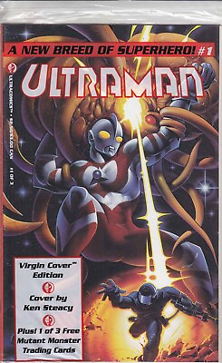 #ad Ultraman Ultracomics #1A with card VF NM; Ultracomics we combine shipping $5.98