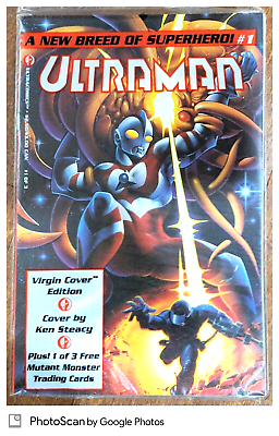 #ad Ultraman #1 VIRGIN Variant Cover Polybagged With Card $29.99