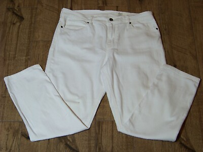 #ad Cosmic Blue Love White Denim Jeans 32 x 28 $14.99