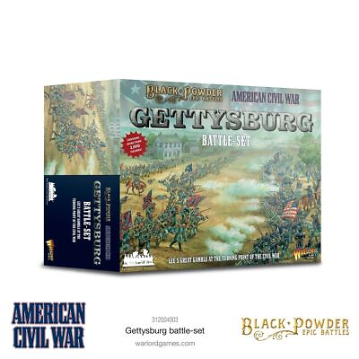#ad Black Powder Epic Battles American Civil War Gettysburg Battle Set $190.00