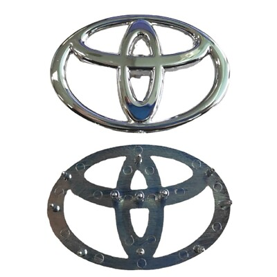 #ad 1pcs 65 * 44mm Toyota Steering Wheel Emblem Badge ABS Heracles Camry Corolla $12.99