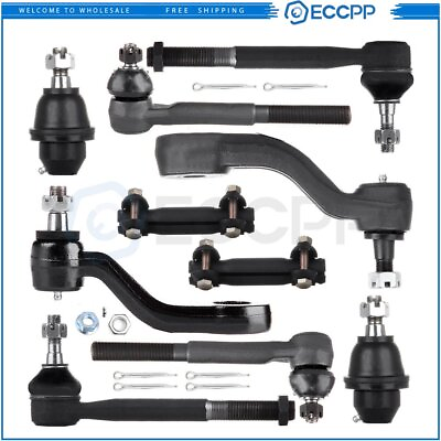#ad Front Lower Ball Joint Steering Idler Pitman Arm Tie Rod End For 95 00 GMC K3500 $58.13