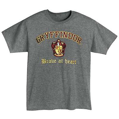 #ad Harry Potter Unisex Hogwarts Gryffindor T Shirt Gray Tee $37.99