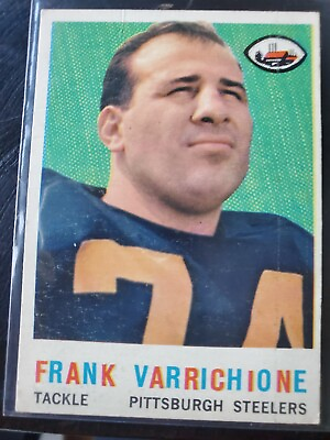 #ad 1959 Topps Set Break #119 Frank Varrichione $4.00