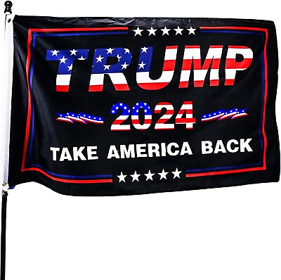 #ad #ad Double Sided Trump 2024 Flag Take America Back 3x5 Foot Indoor Outdoor Banner $9.79