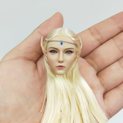 #ad 1:6 Elf Queen Head Sculpt Carved DIY 12#x27;#x27; Lucifer Female Action Figure $19.19