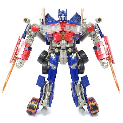 #ad Transformers Revenge of the Fallen ROTF Leader Class Optimus Prime Incomplete $59.99