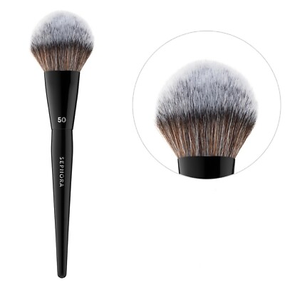 #ad New Black SEPHORA PRO #50 Powder Brush Authentic Brand New $24.99