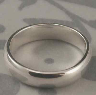 #ad Comfort Fit Ring Solid Plain Band Sterling Silver Wide Band Handmade Ring $17.99