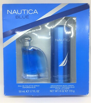 Nautica Blue Spray Perfume And Deodorant Set $25.00