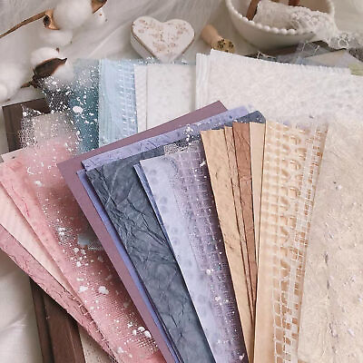 #ad #ad 10pcs set Scrapbooking Papers Easy to Paste Diy Romantic Gift Material Papers $12.35