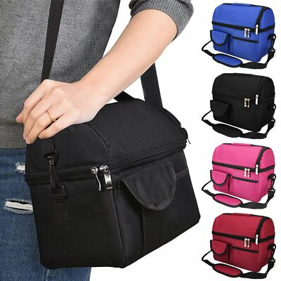 #ad Insulated Lunch Bag Adult Lunch Box for Work School Men Women Kids Leakproof $11.69