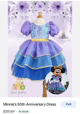 #ad Sweet Boutons Minnie#x27;s 50th Anniversary Dress  $99.00