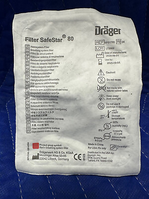 #ad Draeger SafeStar 80 Mechanical Filter REF: MP01785 EXP: 09 25 OEM amp; NEW $14.99