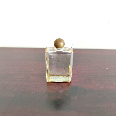#ad Vintage Claus Clear Glass Brass Cap Perfume Bottle Decorative Collectible G799 $67.00