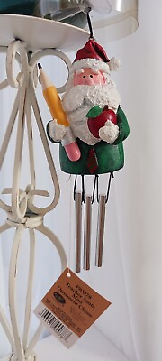 #ad Santa Claus Teacher Theme Christmas Wind Chime Small New Gift Ornament $5.00