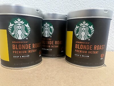 #ad #ad Starbucks Premium Instant Coffee Blonde Roast 100% Arabica 120 Servings 3pk $22.80