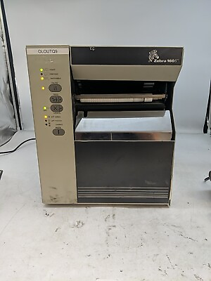 #ad Zebra Printer Model 160S Tested For Power Only $80.00
