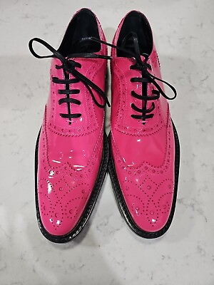 #ad Dolce amp; Gabbana Patent Leather IT36 Pink Brogues Womens Size 39 Mint Condition $452.00