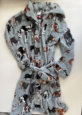 #ad Vera Bradley Fleece Dog Show Robe Gift Dogs Small Medium S M $69.99