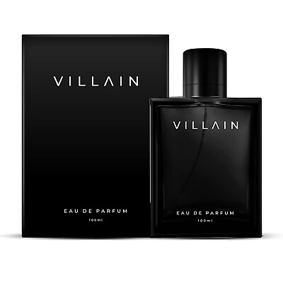 #ad Villain Perfume For Men 100 Ml Eau De Parfum Premium Long Lasting Fragrance $20.51