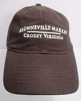 #ad Brownsville Market Hat Crozet Virginia USA Embroidery Unisex Cap $19.95
