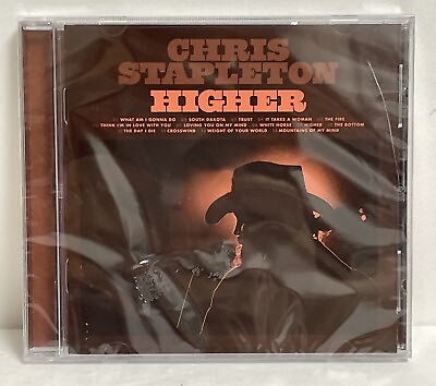 #ad CHRIS STAPLETON HIGHER CD Cracked Case BRAND NEW SEALED V $8.09