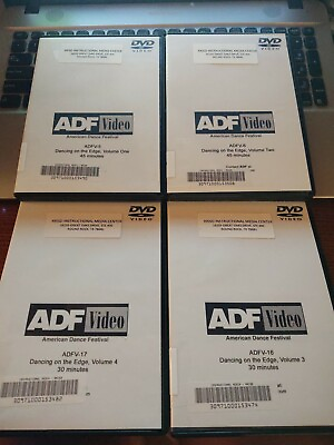 #ad 4 Volume DVD Set: American Dance Festival Dancing on the Edge ADF Video $27.26