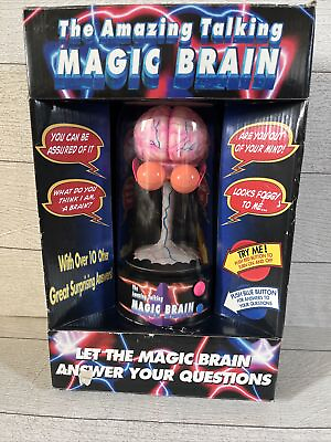 #ad Vtg 1999 Regency Toys Animated Amazing Talking Magic Electronic Psychic Brain $99.99