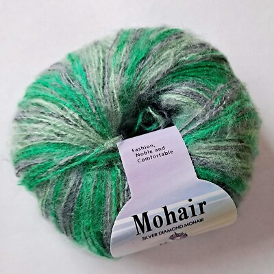 #ad AIPYARN 1BallsX25gr Soft Mohair Wrap Shawl Rugs Hand Knit Crocheting Yarn 60 $4.12