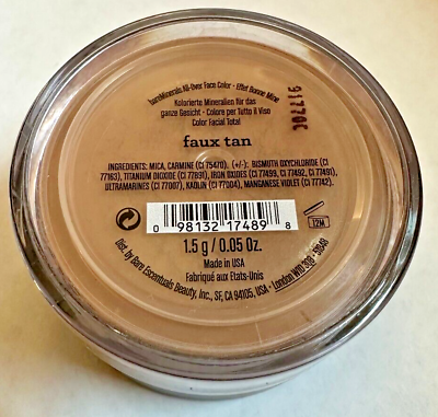 #ad BareMinerals All Over Face Color Faux Tan 1.5g 0.05oz $14.99
