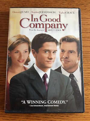 #ad In Good Company DVD 2005 Widescreen Movie Comedy Scarlett Johansson Dennis Quaid $2.00