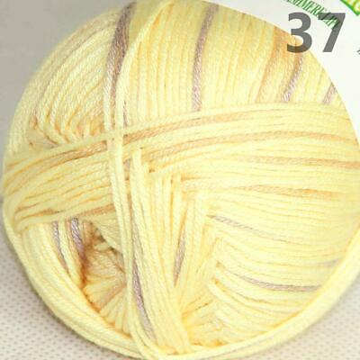 #ad AIPYARN 1SkeinsX50g Natural Smooth Bamboo Cotton Crochet Yarn Hand Knitting 37 C $15.67