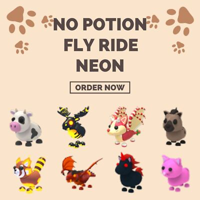 #ad No Potion FR Fly Ride NFR Neon MFR Mega Adopt my item w Me $4.74