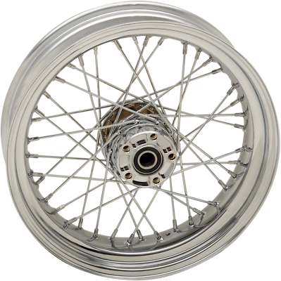 #ad Drag Chrome 17quot; x 4.5quot; Rear 40 Spoke Wheel Rim Harley Dyna FXD FLD 12 17 W ABS $407.95