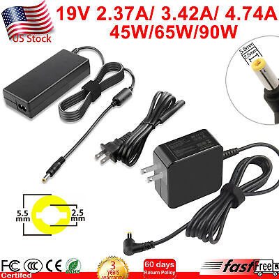 #ad Laptop Charger AC Adapter Power Cord Supply For Toshiba Satellite Gateway Series $10.89