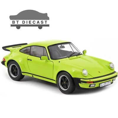 #ad NOREV 1976 PORSCHE 911 TURBO 3.0 1 18 DIECAST MODEL CAR LIGHT GREEN 187666 $79.90