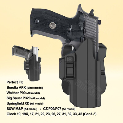 #ad IPSC Holster Fit Springfield XD XDS XDM P320 X VTAC BRG9 Zigana PX 9 APX MP 9 40 $23.90