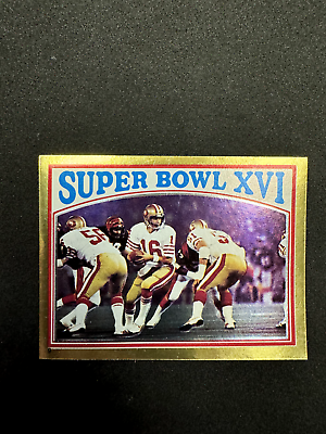 #ad 🔥 RARE 1982 Topps Joe Montana Gold Sticker #9 Super Bowl XVI HOF $9.99
