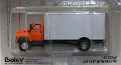 #ad Boley 3001 96 HO Dept 1 87 Orange Silver Topkick GMC Truck W Box $10.19