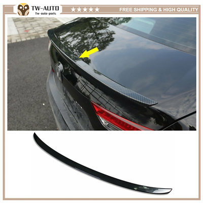 #ad Fit for Honda New Accord 2018 2022 Rear Wing Spoiler Cover Trim ABS Carbon Fiber $99.00