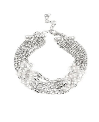 Paparazzi Jewelry Bracelet Experienced In Elegance White $3.75