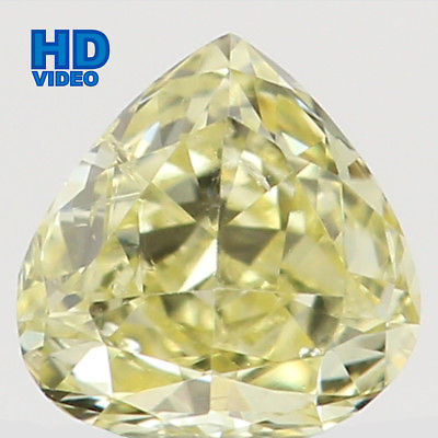 #ad Natural Loose Diamond Yellow Color Heart Clarity SI1 3.10 MM 0.11 Ct L6482 $54.00