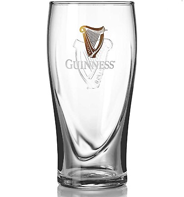 #ad Official Guinness Gravity Beer Glass 20oz Pint New $14.99