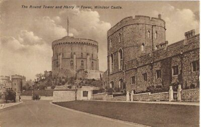 #ad England Old Postcard Windsor Castle Round amp; Henry Tower $14.99