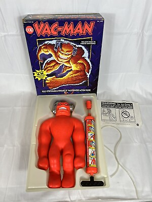 #ad Vac Man Stretch Stretchable Toy 1350 Cap Toys Vintage 1994 Armstrong Arch Enemy $120.00