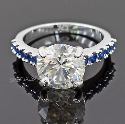 #ad Elegant 3.30 Ct Certified White Diamond Ring 925 Silver Amazing Luster VIDEO $65.00