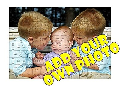 #ad PERSONALIZED JIGSAW PUZZLE 120 PIECE Add YOUR PHOTO $10.99