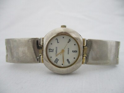 #ad Carriage Women#x27;s Silver Toned Bracelet Band Analog Watch $28.00