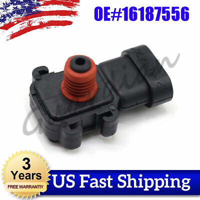 #ad 16187556 MAP Manifold Absolute Pressure Sensor For BUICK ALLURE PARK CADILLAC $9.97